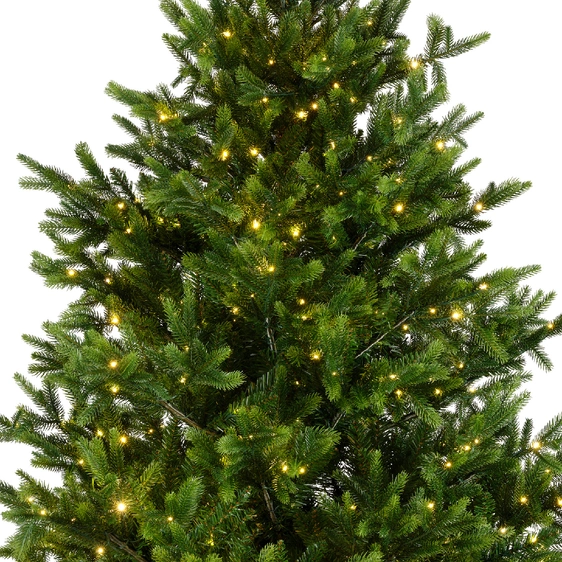 Nordmann Fir Pre-Lit Artificial Christmas Tree 7ft - image 2