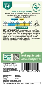 Onion De Paris (Silverskin) Seeds - image 2