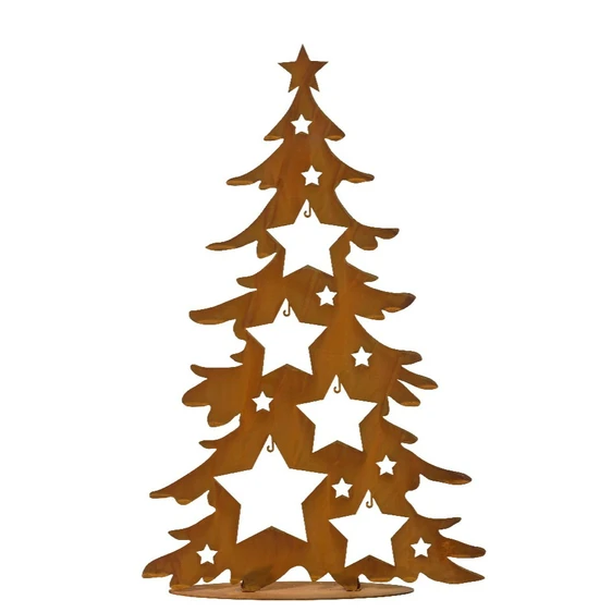 Ornate Bauble Tree Silhouette - Medium
