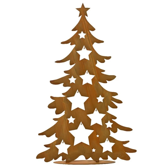 Ornate Bauble Tree Silhouette - Large
