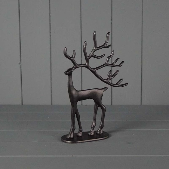 Ornate Reindeer Figurine - Large