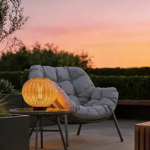 Orta Sesame Rattan Table Lamp