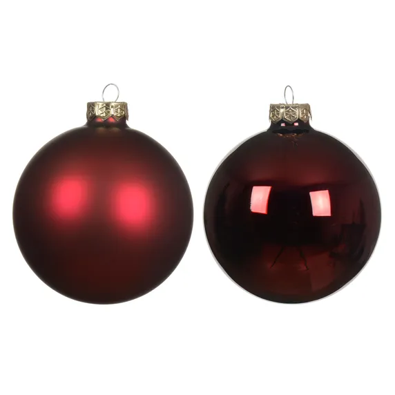 Oxblood Red Bauble Set - 20 - image 2