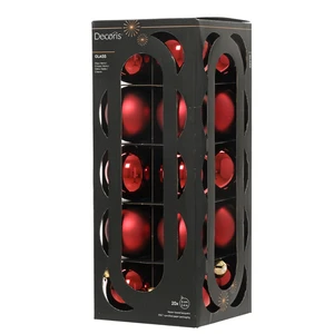 Oxblood Red Bauble Set - 20 - image 1