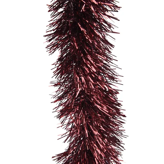 Oxblood Red Tinsel Ø10cm