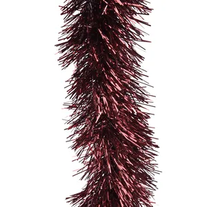 Oxblood Red Tinsel Ø10cm