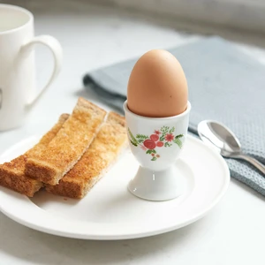 Painted Flowers Egg Cup - image 1