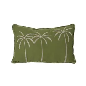 Palm Design Rectangle Cushion - image 2