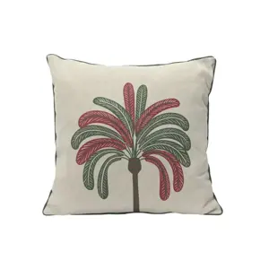 Palm Design Square Cushion - image 2