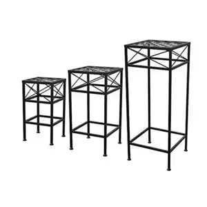 Panacea 3 Piece Nested Square Plant Stands
