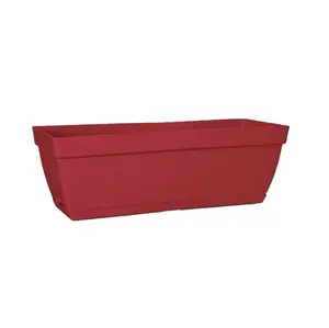 Paris Balcony Trough - Deep Red