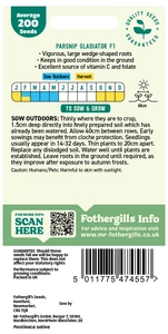 Parsnip Gladiator F1 Seeds - image 2