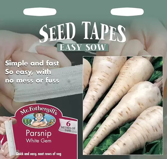 Parsnip White Gem Seed Tape - image 1