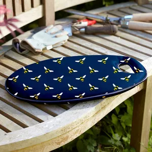 Patterned Kneeler Cushion - Bees