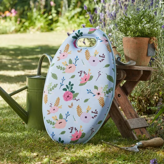 Patterned Kneeler Cushion - Floral Sky