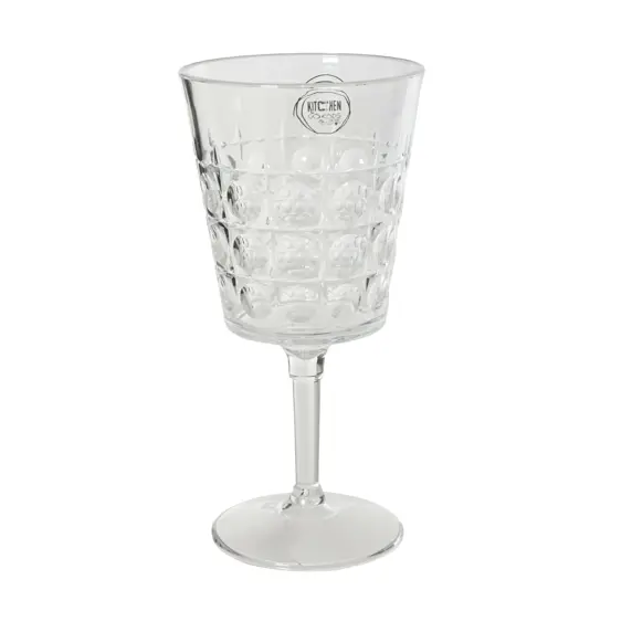 Patterned Wine Glass