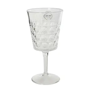 Patterned Wine Glass