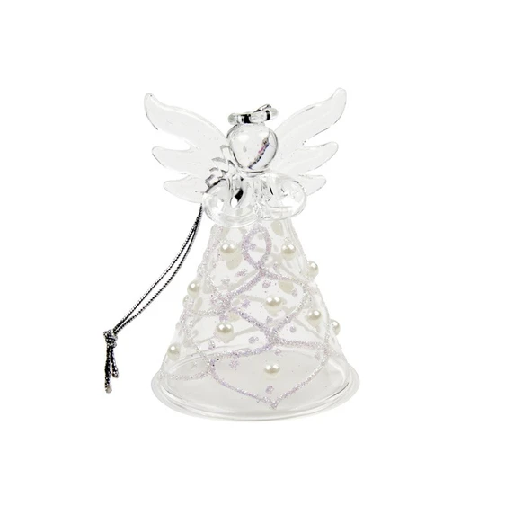 Pearl Angel Glass Hanging Decoration