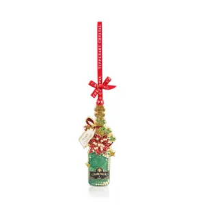Pearl Champagne Bottle Hanging Decoration