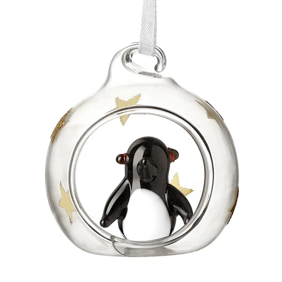 Penguin Glass Bauble
