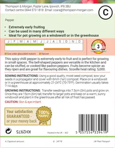 Pepper (Chilli) Hot Pot Seeds - image 2