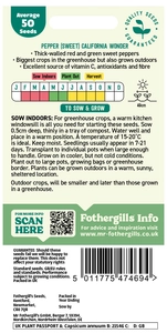 Pepper (Sweet) California Wonder - image 2