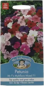Petunia Mr F's Multiflora Mixed F1 - image 1