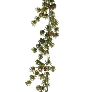 Pine Needles and Glitter Artificial Garland - image 1