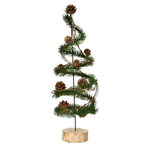 Pinecone Spiral Christmas Tree - 49cm