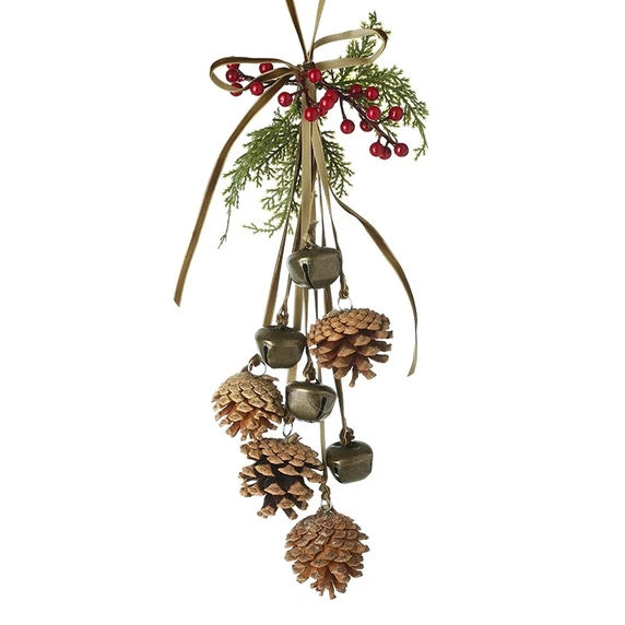 Pinecones & Bells Hanger