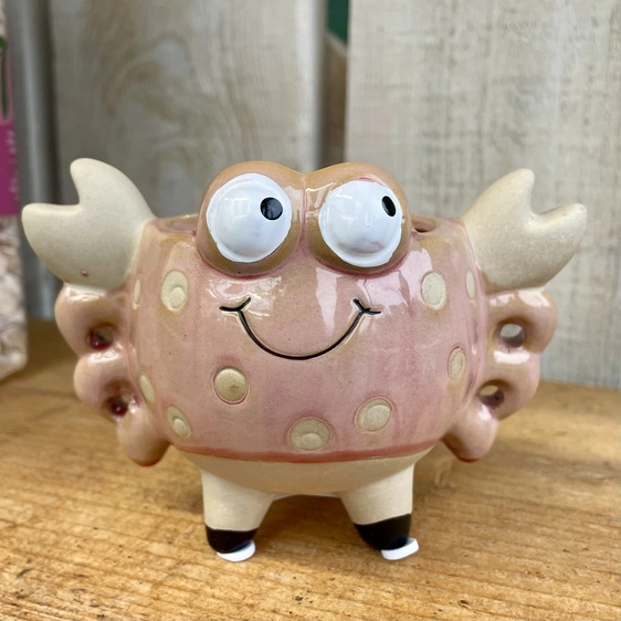 Pink Crab Pot - ⌀ 6cm