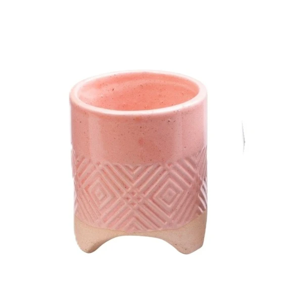 Pink Footed Pot- ⌀ 6cm