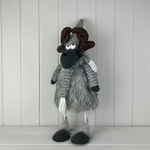 Plush Standing Reindeer Decoration - Large