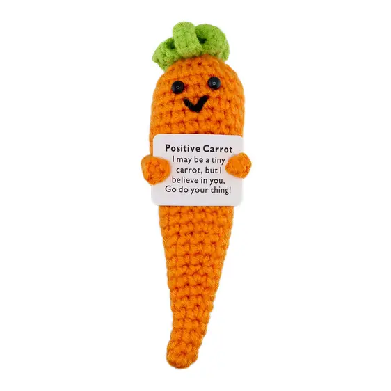 Positive Crochet Carrot