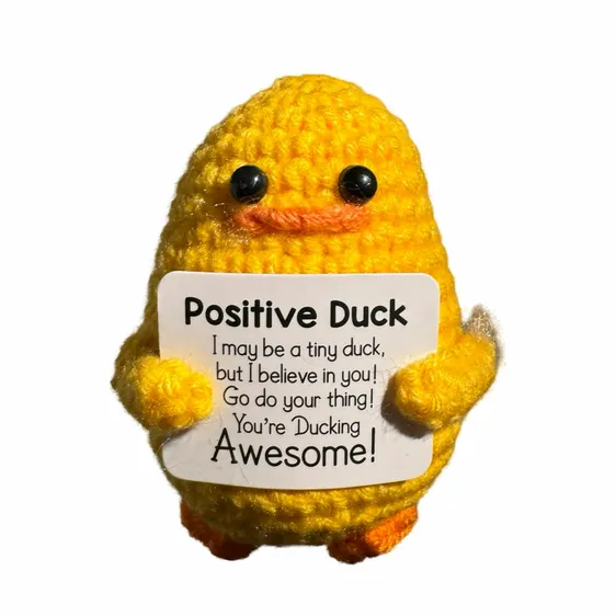 Positive Crochet Duck