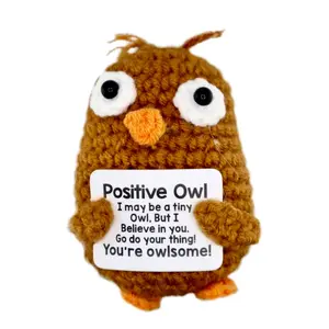 Positive Crochet Owl