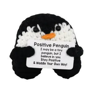 Positive Crochet Penguin