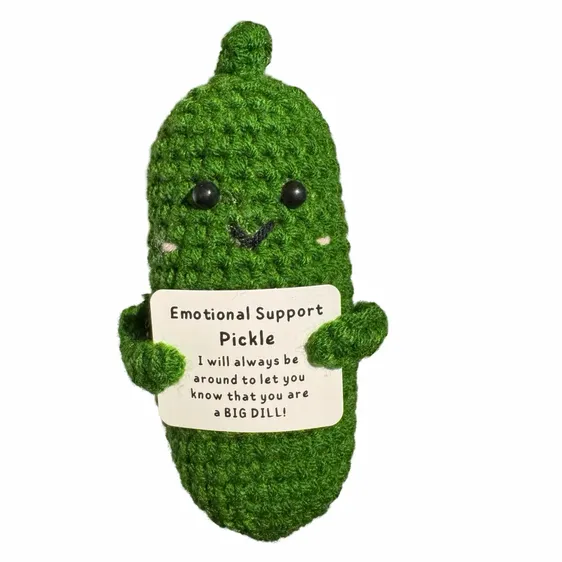 Positive Crochet Pickle