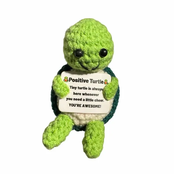 Positive Crochet Turtle