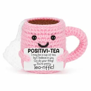 Positivi-Tea Crochet Cup