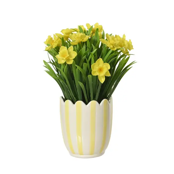 Potted Artificial Daffodil Plant - image 1