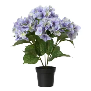 Potted Artificial Hydrangea Plant