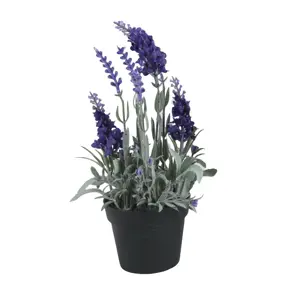 Potted Artificial Lavender