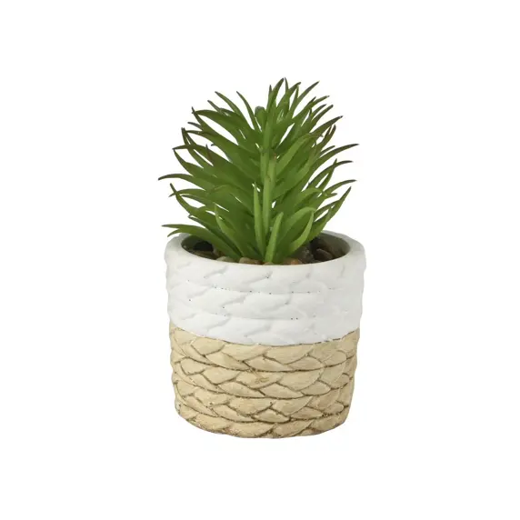 Potted Artificial Succulent - image 1