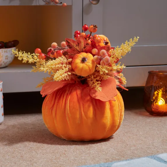 Pumpkin Artificial Bouquet - Large