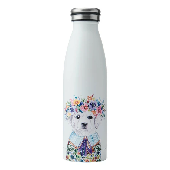 Puppy Print Water Bottle