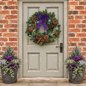 Purple Reign Wreath - 14" - image 2