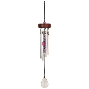 Woodstock Chimes Purple Sparkle Windchime