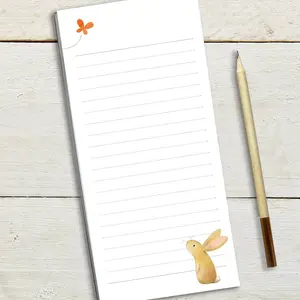 Rabbit & Butterfly Magnetic Notepad - image 2