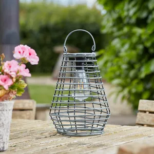 Rattan Angled Table Light - Slate - image 2